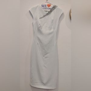 Ted Baker embellished dress with back cutout